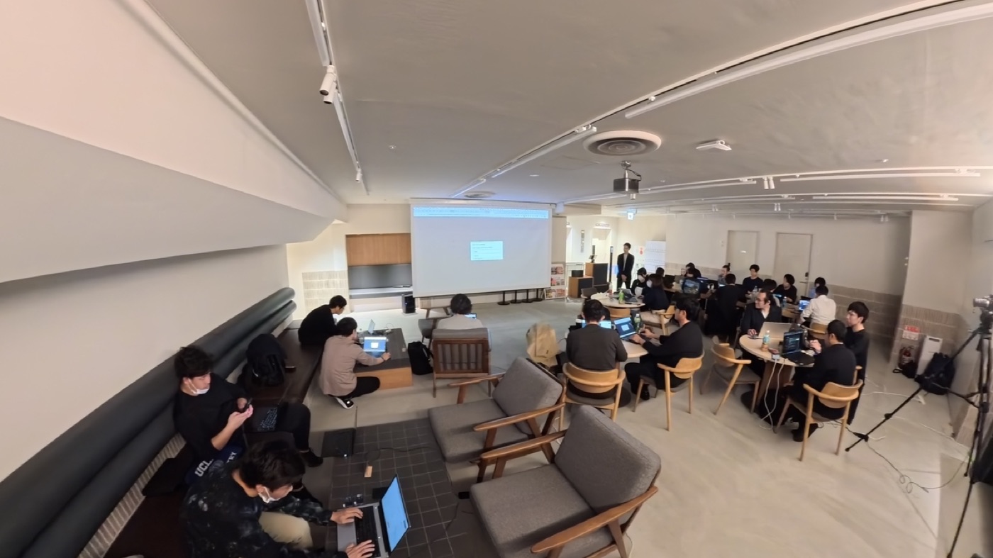 ハンズオン形式の会場全景